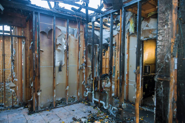 Professional Fire Damage Removal technician working in Coats Bend, AL